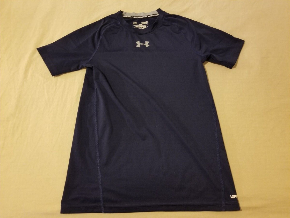 極美品 UNDER ARMOUR ウスターウォリアーズ ラガーシャツ YLG Boys Under Armour Shirt YLG Youth L Large Navy Blue Athletic | eBay