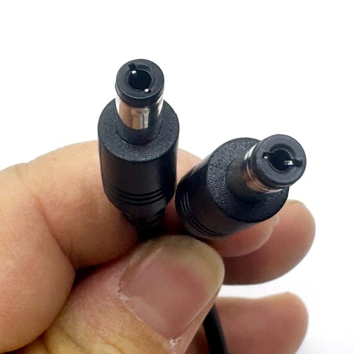 DC Power 5.5mm x 2.5mm Male To 5.5 x 2.1mm Male CCTV Adapter Connector Cable LED - Picture 7 of 8