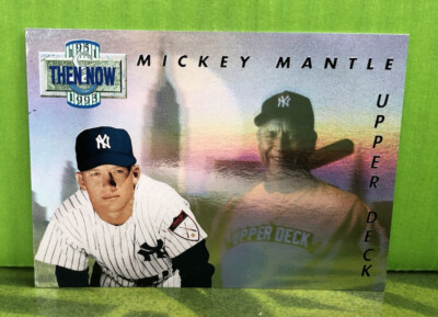 MICKEY MANTLE 1993 Upper Deck THEN & NOW Baseball HOLOGRAM INSERT Card  #TN17 HOF | eBay