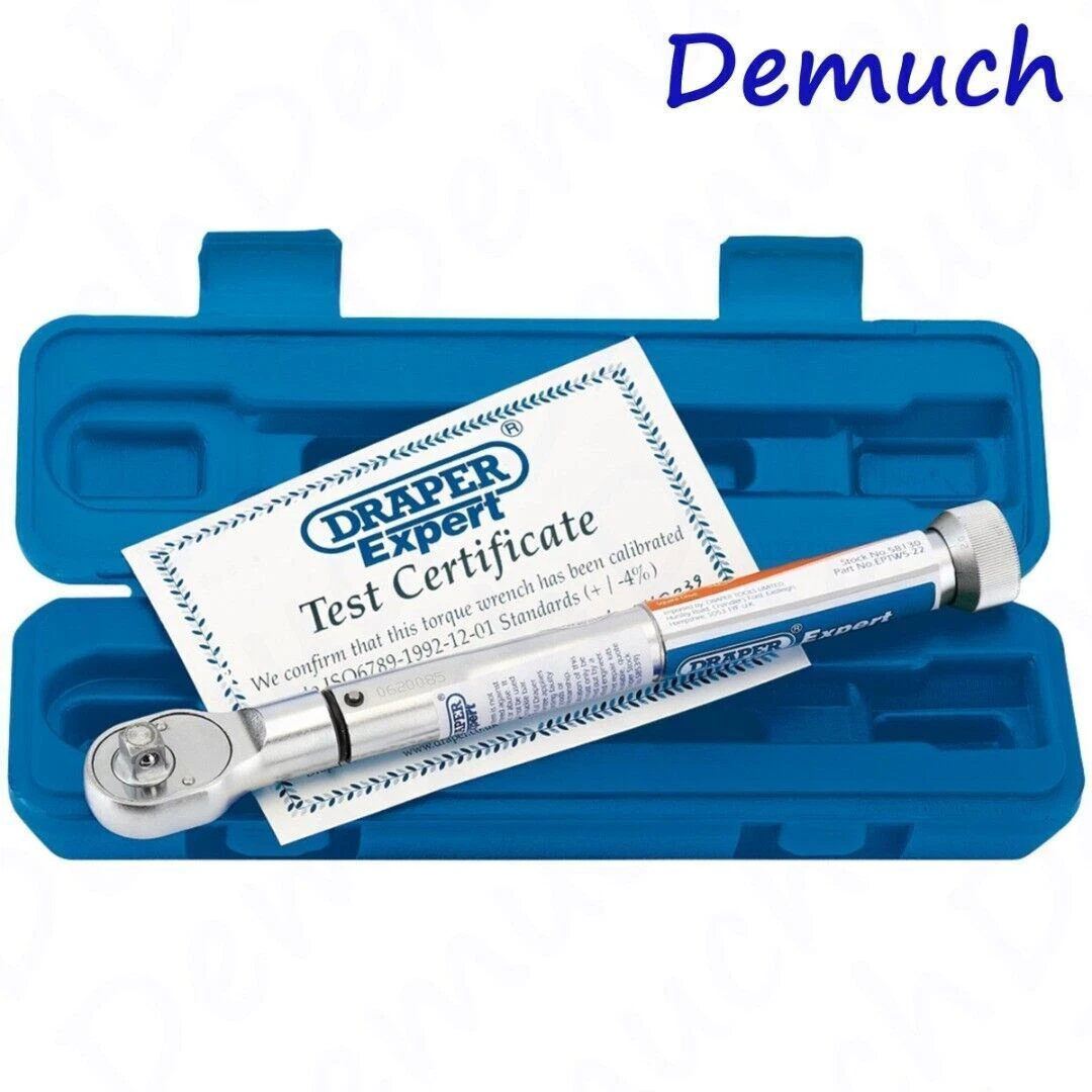 Draper Expert Precision Torque Wrench 3 8 Sq. Dr. 5 22Nm DRA