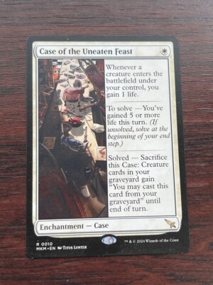 1X CASE OF THE UNEATEN FEAST - Murders of Karlov - MTG - Magic the Gathering