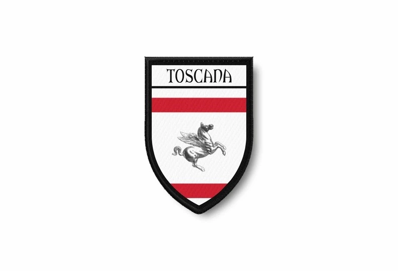 Toppa rettangolare rossa termoadesiva centenario Moto Guzzi