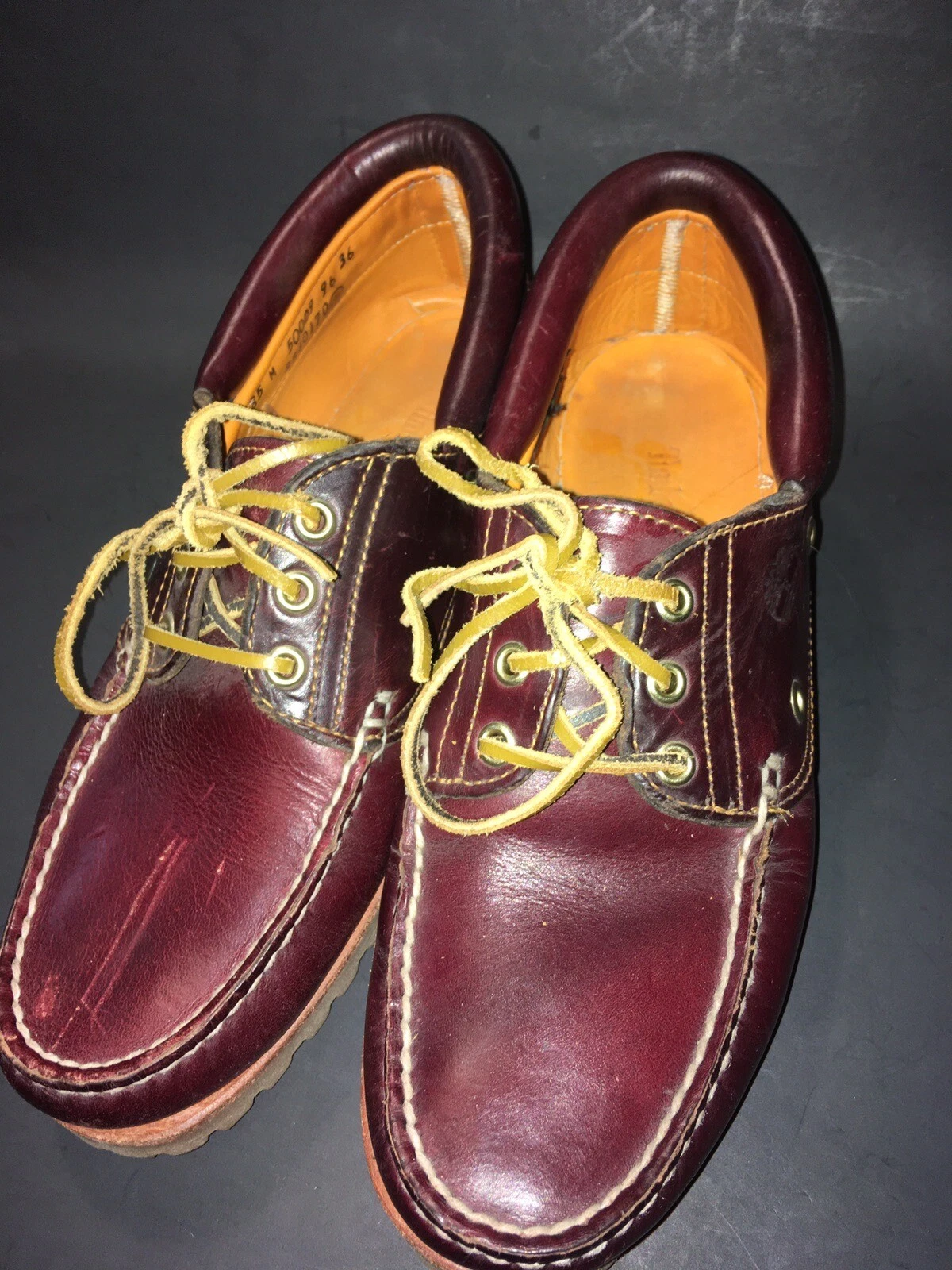 Nuove scarpe classiche a tre occhi Timberland da uomo 8 5 m in pelle