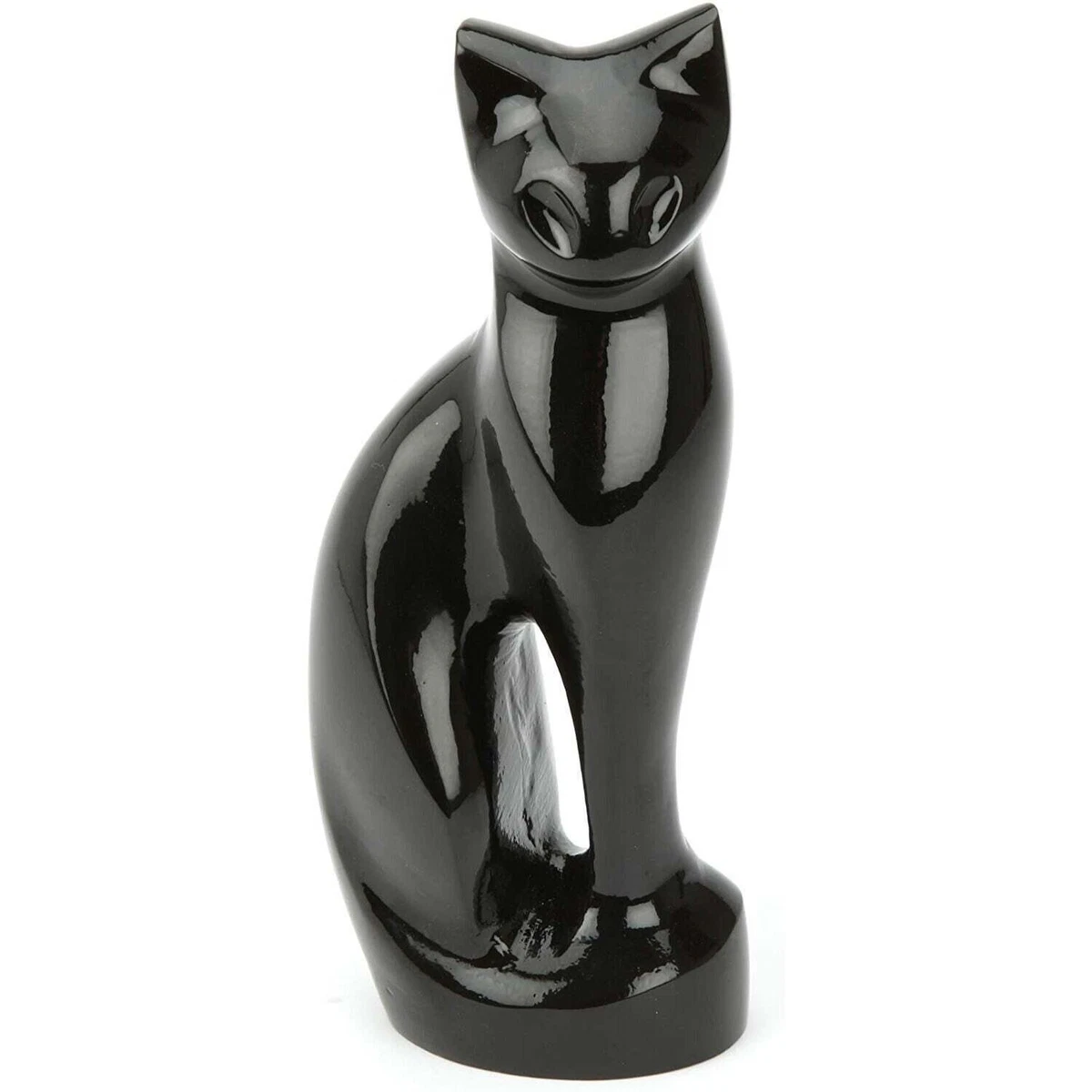 Handcrafted Cat urn Pet Urns For Ashes Black Funeral Memorial
