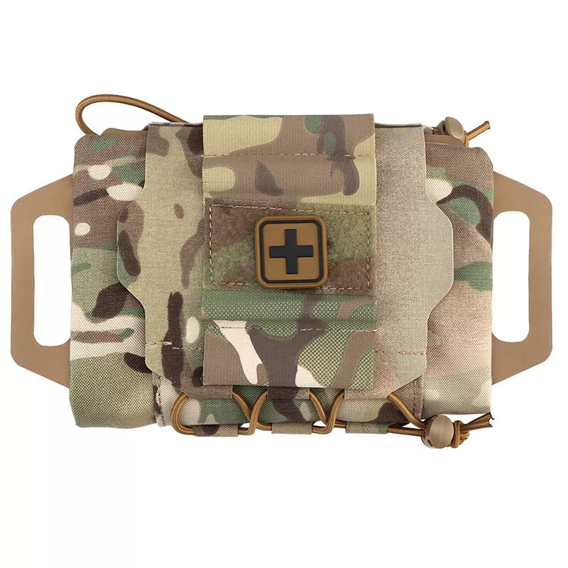 WST Kit de premiers soins tactiques poche MOLLE poche médicale IFAK chasse