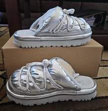 UGG SPACESLIDER HI SHINE SLIDE PLATFORM SLIPPER SHOES, WOMEN US 8/ EUR 39 NIB