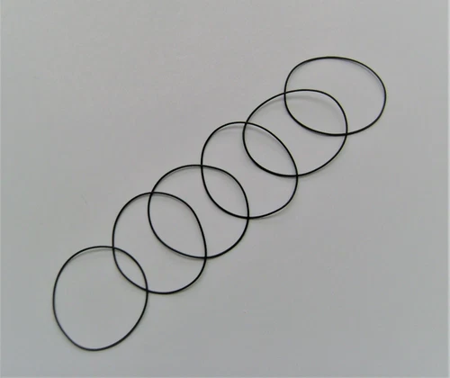 Watch case back bezel gaskets Flat many sizes & thickness  x 6 pieces see list