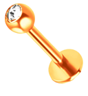 JSDDE Piercing Schmuck - Chirurgenstahl Labret Mit Zirkon Für Lippe & Ohr