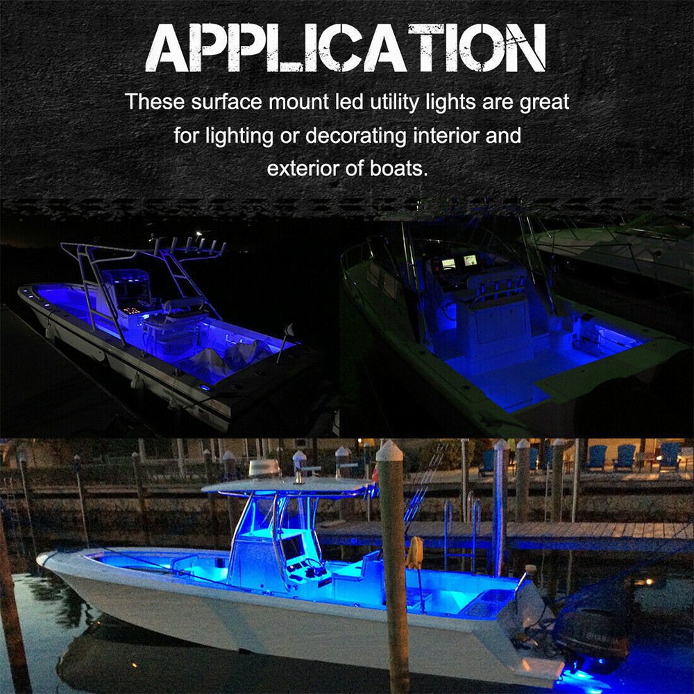 Ipp Led Mountable Led Lights Blue POOL LIGHT IPP SURFACE MOUNT COMPLETE LED