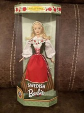 1999 Swedish Barbie Doll Dolls of the World 20th Anniversary