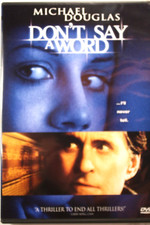 DON'T SAY A WORD DVD Widescreen 2002 Michael Douglas VG Cond Ships Free