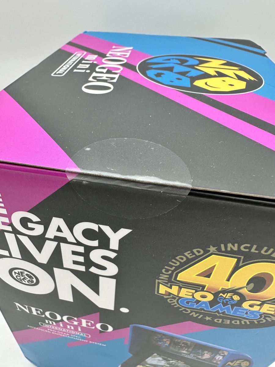 新品未開封　 NEOGEO MINI INTERNATIONAL Amazon.com: NEOGEO Mini International Arcade and Black