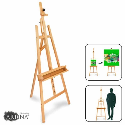 Staffelei Atelierstaffelei Standstaffelei Holzstaffelei Holz Künstlerstaffelei