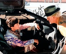 Back to the Future Michael J Fox Christopher Lloyd Signed 8x10 Photo REPRINT