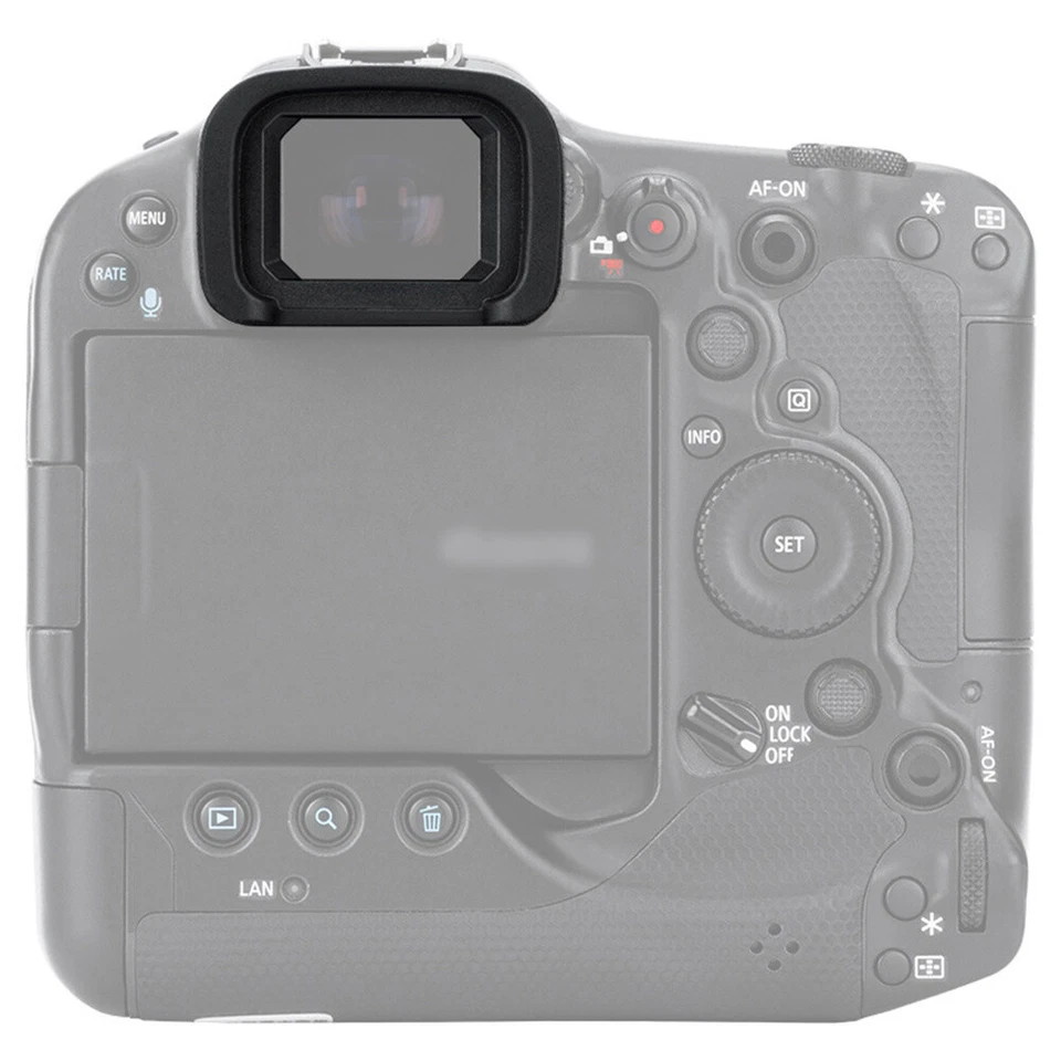 JJC Eyecup Eyepiece Viewfinder for Canon EOS R3 Replace EC-ERH Eye cup - Image 3 of 4