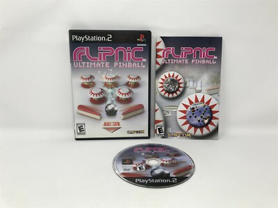 Flipnic: Ultimate Pinball - Sony Playstation 2 PS2 - Complete in box - cib 