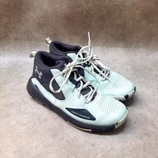 Under Armour Boys Lockdown 5 3023533-402 Size 6Y Black High Top Basketball Sneak