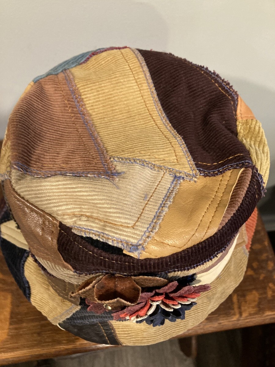 帽子 KOKIN  NEWYORK Vintage KOKIN New York Flower & Patchwork BUCKET HAT