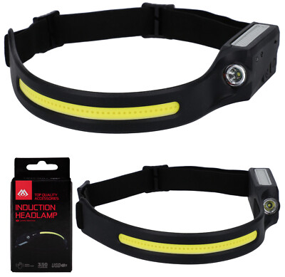 Mikado Stirnlampe - Kopflampe Light LED Strip 350 LUM - Bewegungssensor