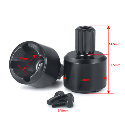 2-10x For X-Maxx 8S XMAXX 1/5 RC Car Hardened Steel Diff Drive Cup Set