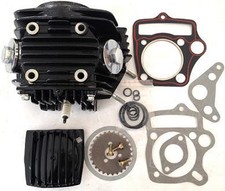 110cc Honda Engine Parts Cylinder Head Gaskets 20mm 23mm Ex In Valves Black