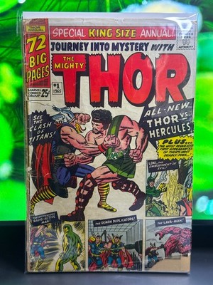 Journey Into Mystery Annual #1 PR-FR 1965 Marvel Key! Missing Back Cover