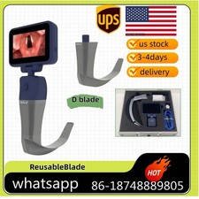 3.5" Touch Screen Digital Video Laryngoscope With D Adult Blade