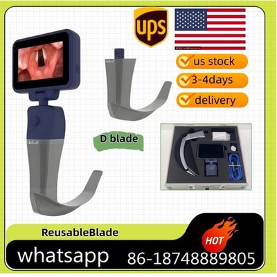 3.5'' Touch Screen Digital Video Laryngoscope With D Adult Blade