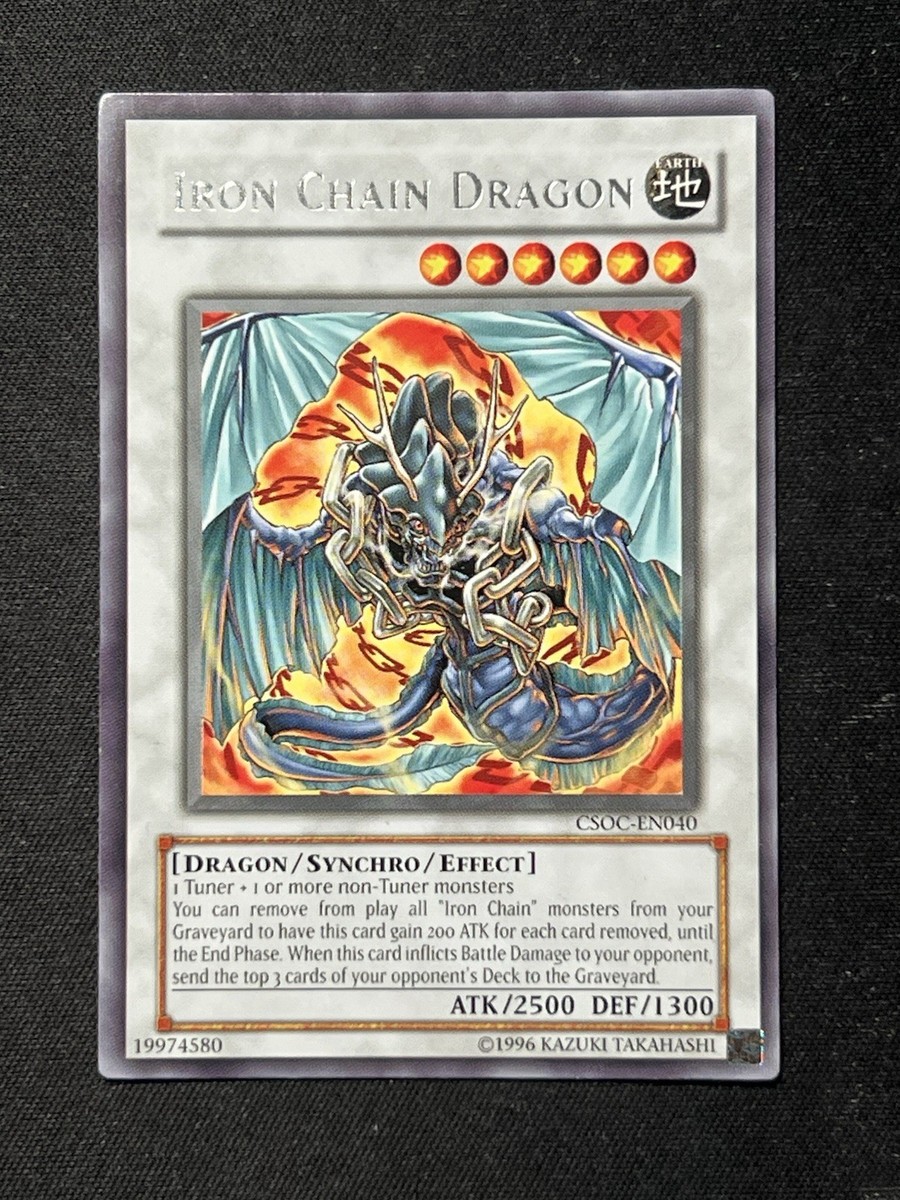 Iron Chain Dragon - CSOC-EN040 - Rare Unlimited NM Yugioh | eBay Iron Chain Dragon - CSOC-EN040 - Rare Unlimited NM Yugioh | eBay