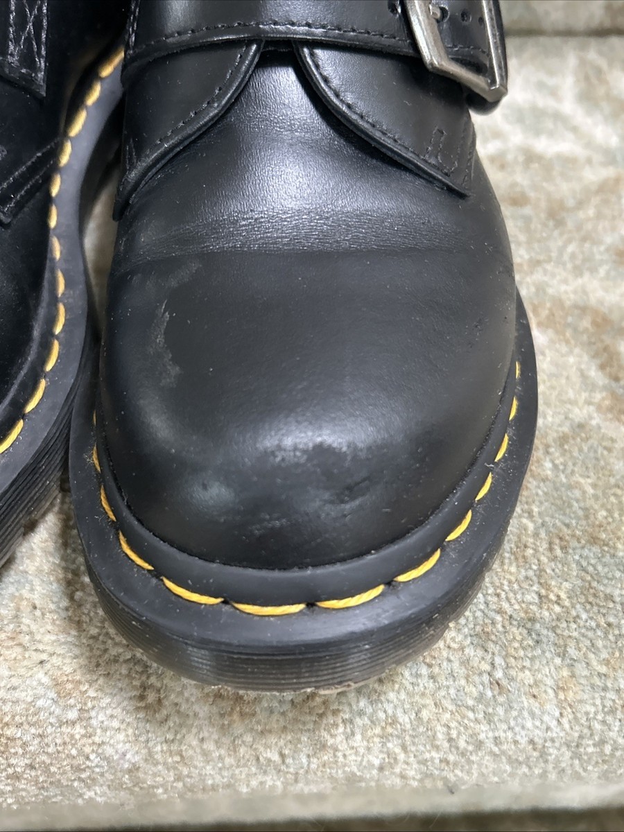 Dr Martens 1461 BUCKLE PULL UP LEATHER OXFORD SHOES Women's