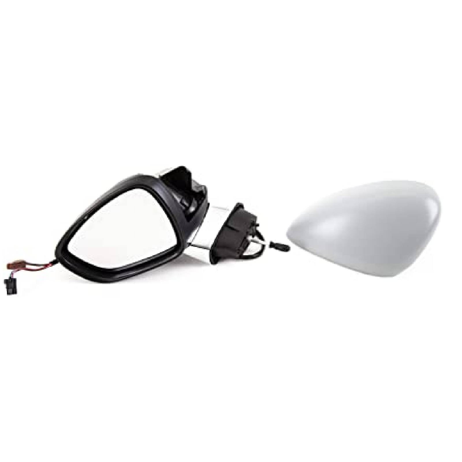 Fits Citroen C3 2010-2016 Door Wing Mirror Electric Primed Chrome Base Left