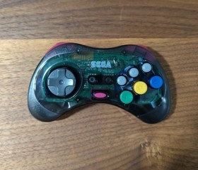 Retro-Bit Sega Saturn 2.4 GHz Wireless Controller Slate Gray (CIB)