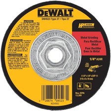 Grinding Wheel, General Purpose for Metal, 4-1/2-Inch X 1/4-Inch X 5/8-Inch DW4
