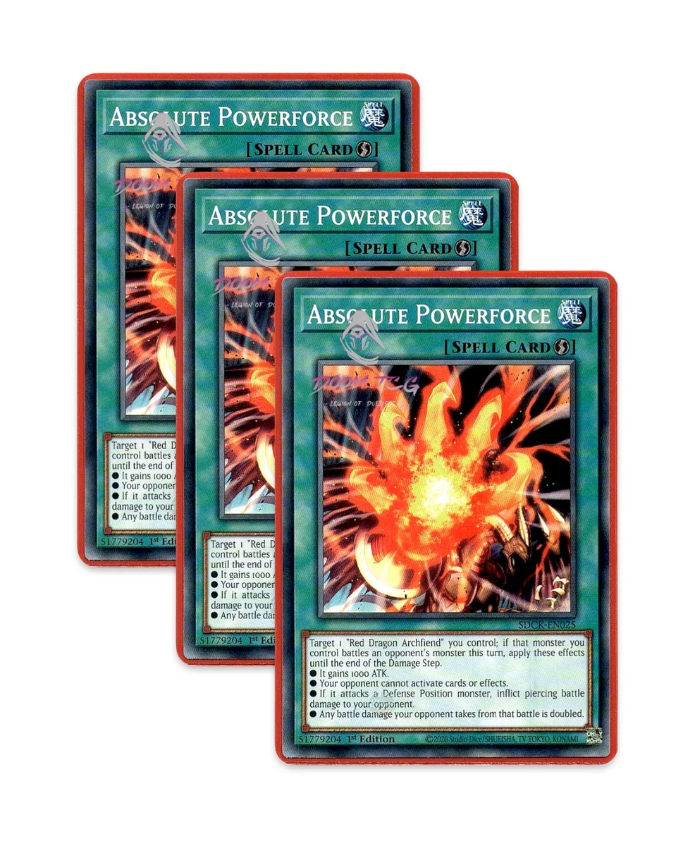 Yu-Gi-Oh! TCG Absolute Powerforce Individual Collectible Card Game