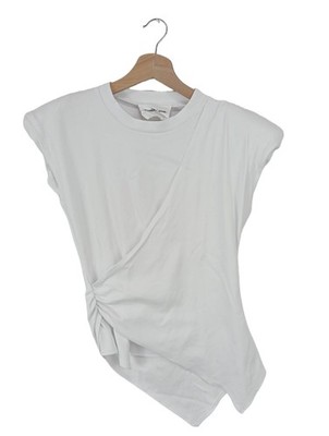 MANIERE DE VOIR ärmellose Bluse Damen Bluse Gr. DE 40 weiß Elegant