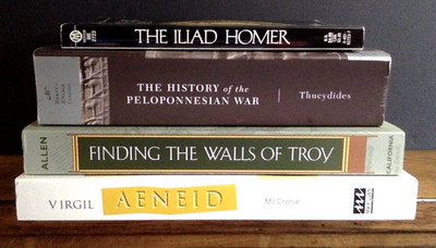 History Book Lot 4 Ancient Greece Rome Thucydides Homer Iliad Troy Aeneid