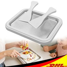 Thai Eisrollen Maker Edelstahl Platte 2 Spate...