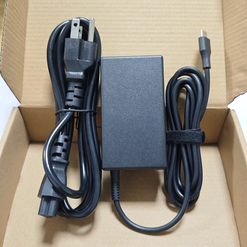 Cargador USB-C genuino 65W para HP TPN-DA20 TPN-LA23 TPN-HA01 TPN-CA21 L67440-001 Foto 4 de 4