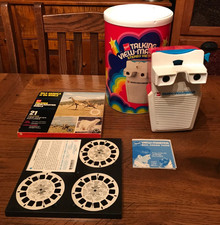 Vintage Talking Viewmaster View Master Talking Reel Viewer With Reels Works