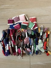 Lot of 60 Skeins Of JP Coats Threads Embrodery Crafts Bracelets Assorted Colors