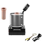 Uimoso Four électrique 1350 W pour fusion d'or avec creuset en céramique 1 kg