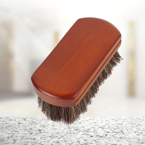 Horsehair Shoe Shine Brush Leather Coat Bag Round Head Solid Wood Long Handled Horse Hair Brush I.670012601 Horsehair Shoe Shine Brush Leather Coat Bag Round Head Solid Wood Long Handled Horse Hair Brush I.670012601