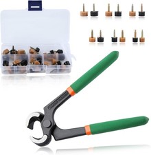 24 Pairs High Heel Replacement Tips with 6 Inches Stiletto Remove Pliers, Sho...