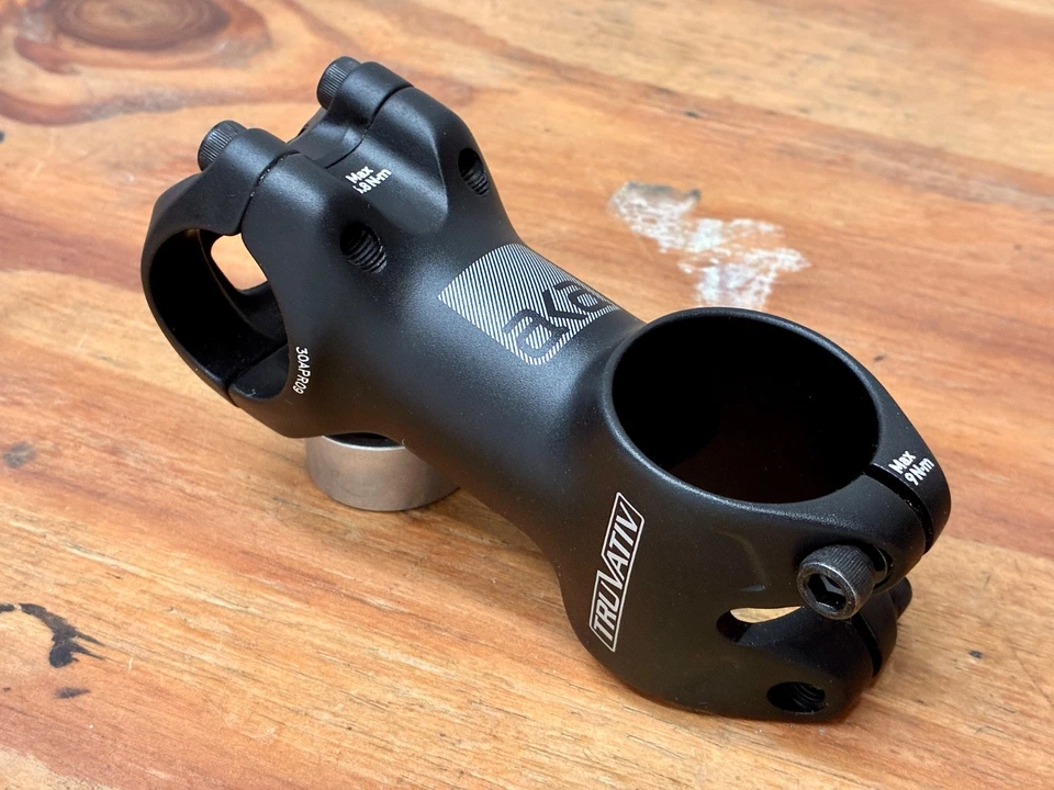 Nova TruVativ AKA 1,5 polegadas haste preta 80mm +/-5º grau 31,8 liga sem rosca - Imagem 3 de 4