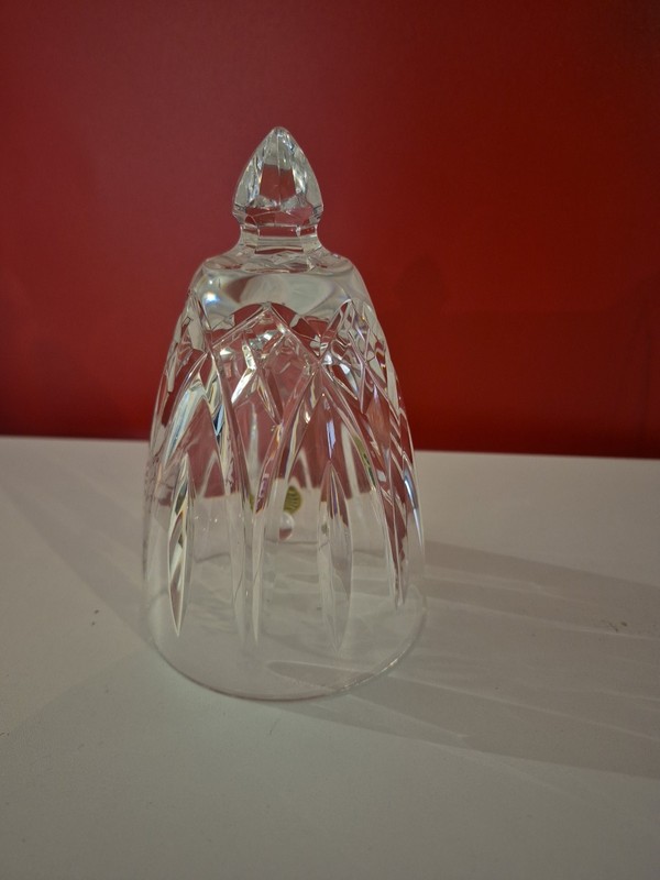 Waterford Dinner Bell, Vintage Waterford Crystal Dinner Bell, Signed Waterford