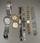 Lot Of Vintage Watches Casio Edifice Men's Quartz Seiko Timex Free Shipping!