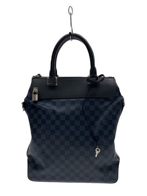 LOUIS VUITTON Tote Bag Greenwich Dami Eco Baltic NVY PVC check Used
