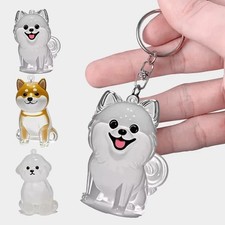 Cat/Dog Hair Collector Keychain Charm Memorial Storage Boxes, Pet Hair Keepsake