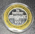 2002 $10 Silver Legacy Reno, NV .999 Silver Striker Gaming Token