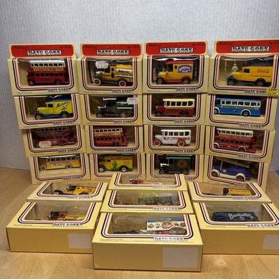 LOT 23) 1986 Lledo MODELS OF DAYS DONE Bus Carriage Delivery Truck Advert UK NEW